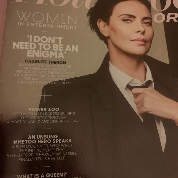 The Hollywood Reporter women power 100 Charlize Theron 12-7-22 collect magazine - Picture 4 of 4